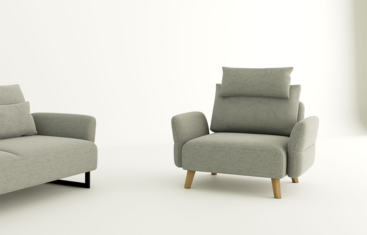 Mehka sedežna garnitura Motion udobna in mehka sedežna garnitura